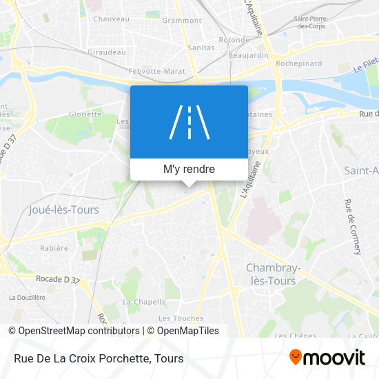 Rue De La Croix Porchette plan
