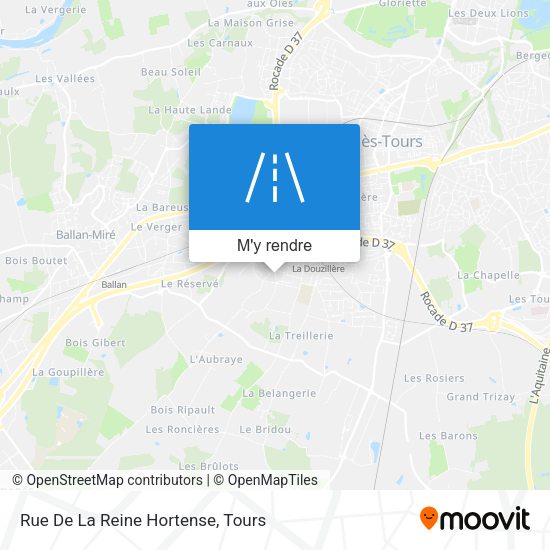 Rue De La Reine Hortense plan