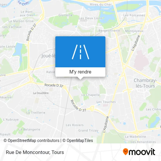 Rue De Moncontour plan