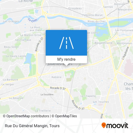 Rue Du Général Mangin plan