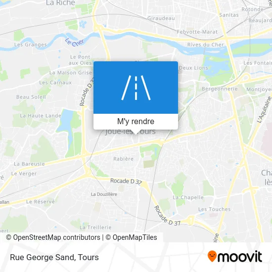 Rue George Sand plan