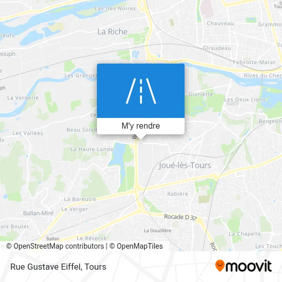 Rue Gustave Eiffel plan