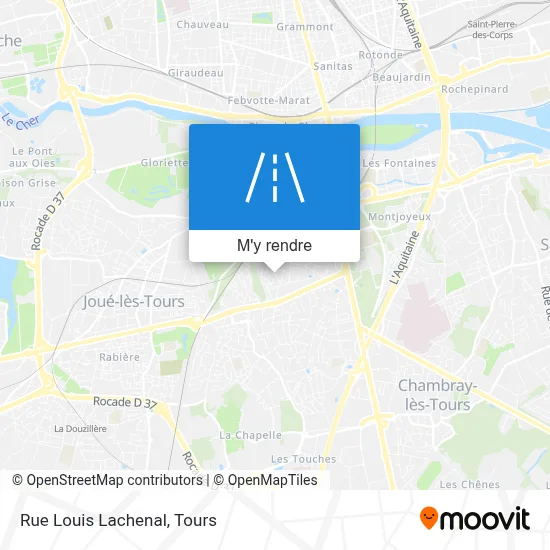 Rue Louis Lachenal plan