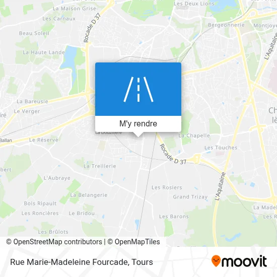 Rue Marie-Madeleine Fourcade plan