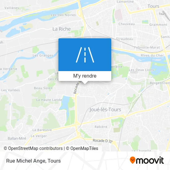 Rue Michel Ange plan