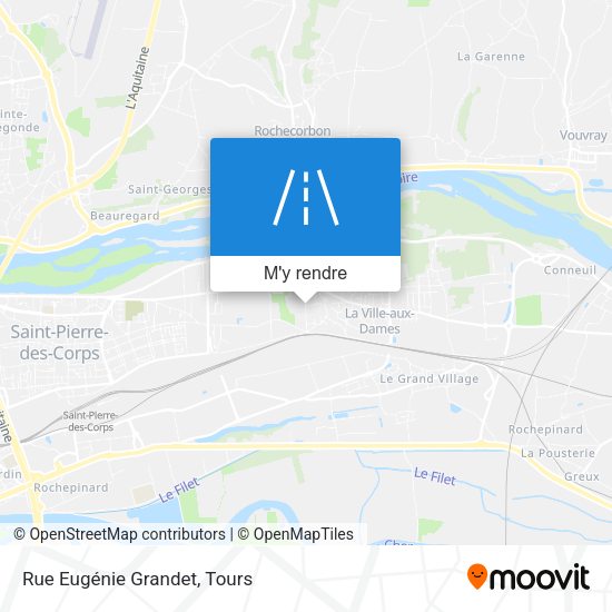 Rue Eugénie Grandet plan