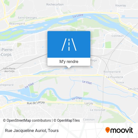 Rue Jacqueline Auriol plan