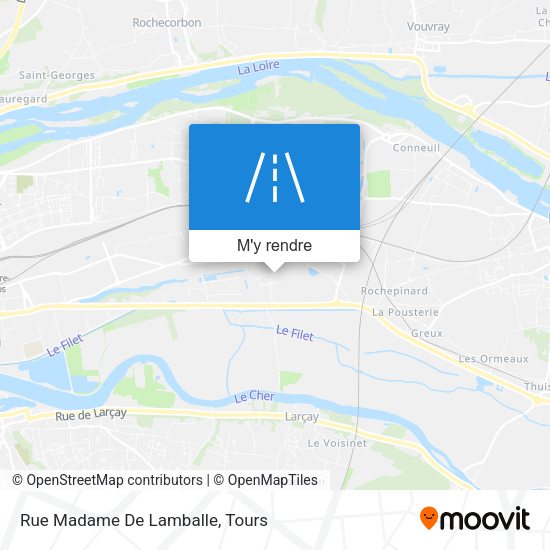 Rue Madame De Lamballe plan