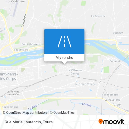Rue Marie Laurencin plan