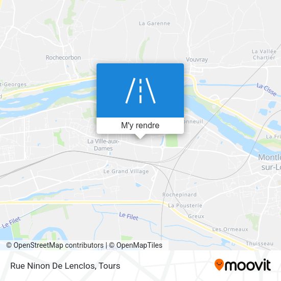 Rue Ninon De Lenclos plan