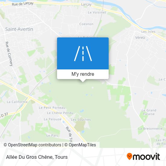 Allée Du Gros Chêne plan