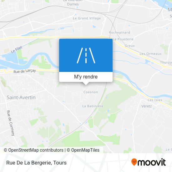 Rue De La Bergerie plan