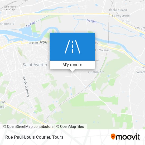 Rue Paul-Louis Courier plan