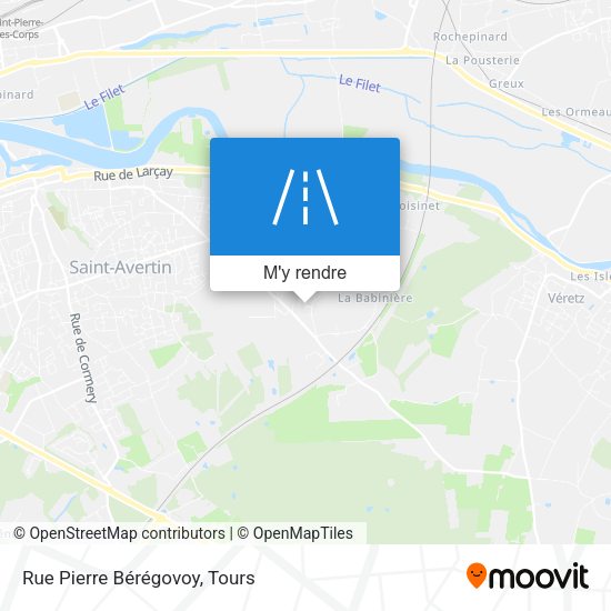 Rue Pierre Bérégovoy plan