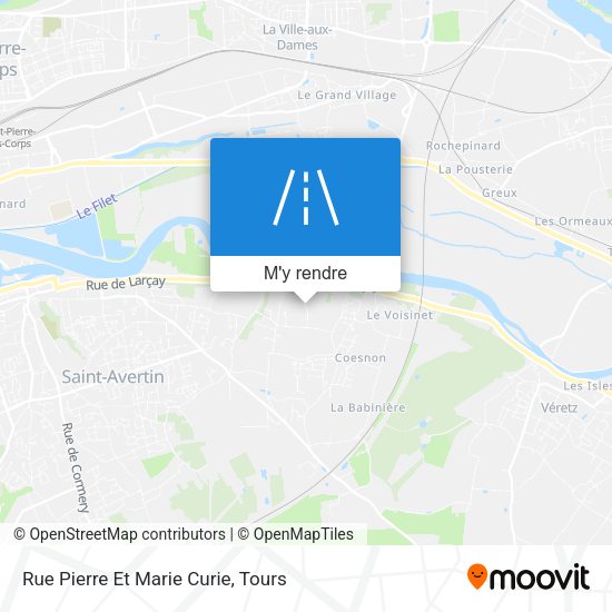 Rue Pierre Et Marie Curie plan