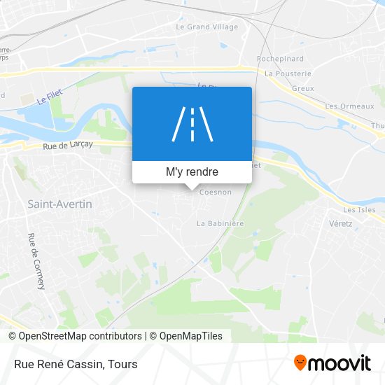 Rue René Cassin plan