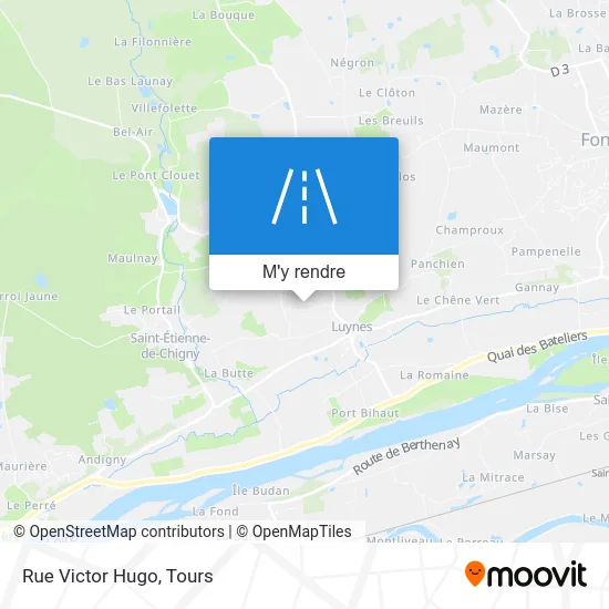 Rue Victor Hugo plan