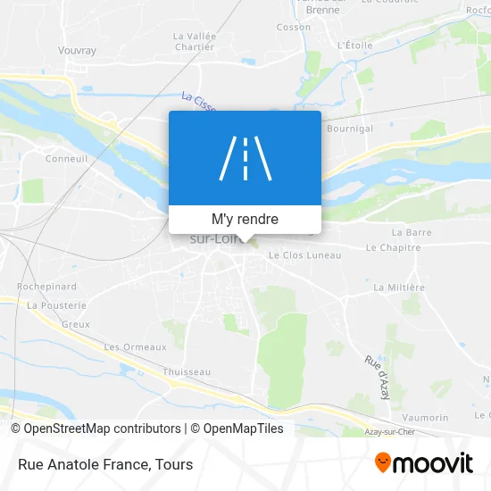 Rue Anatole France plan