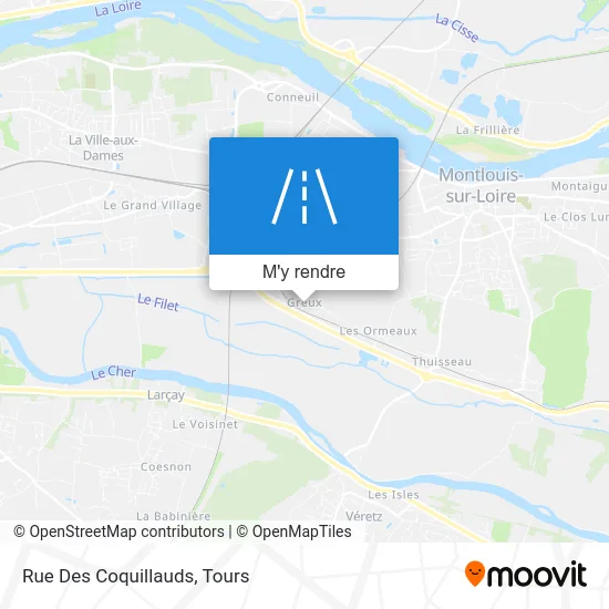 Rue Des Coquillauds plan