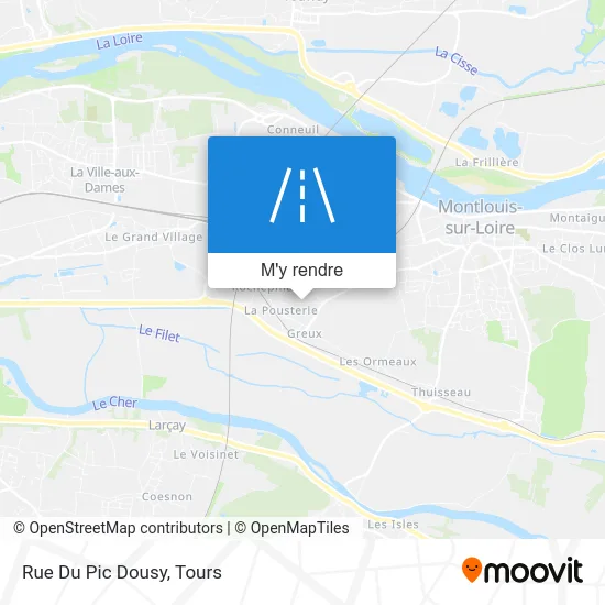 Rue Du Pic Dousy plan