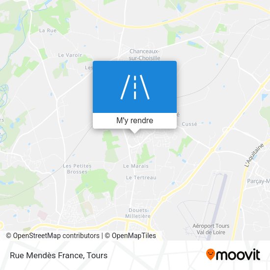 Rue Mendès France plan