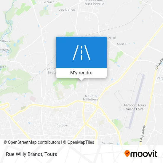 Rue Willy Brandt plan