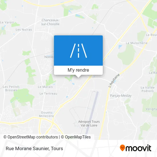 Rue Morane Saunier plan