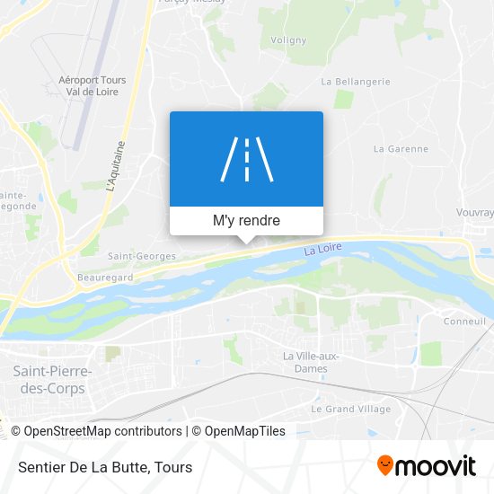 Sentier De La Butte plan