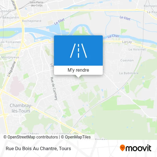 Rue Du Bois Au Chantre plan