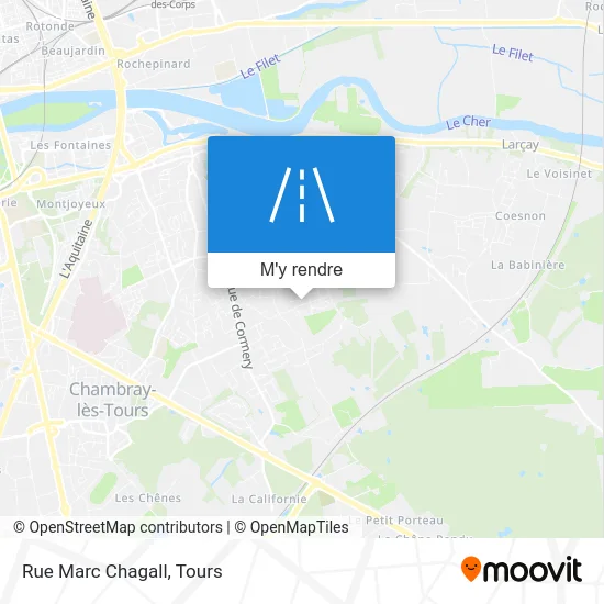 Rue Marc Chagall plan