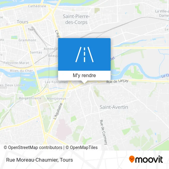 Rue Moreau-Chaumier plan