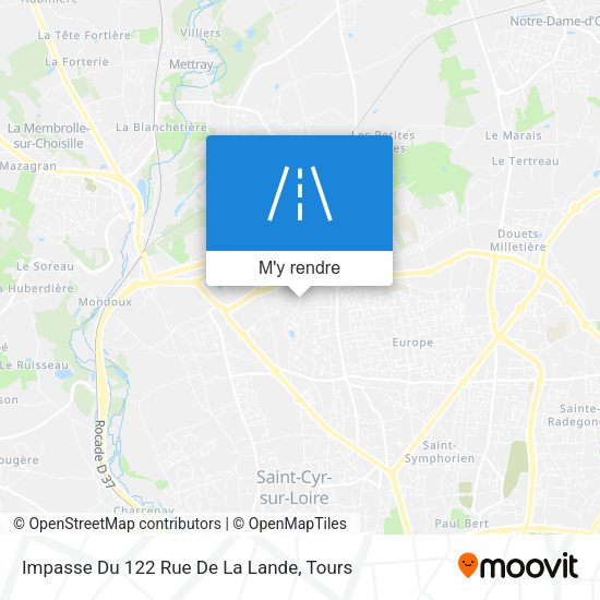Impasse Du 122 Rue De La Lande plan