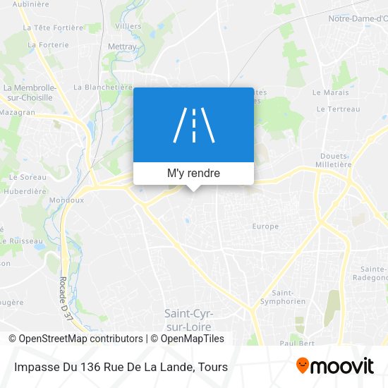 Impasse Du 136 Rue De La Lande plan