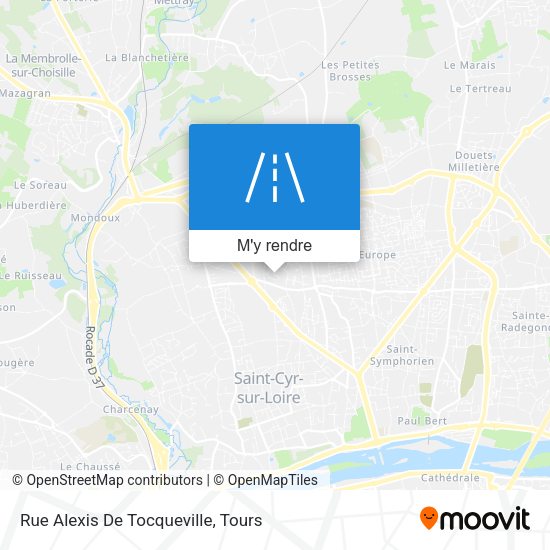 Rue Alexis De Tocqueville plan