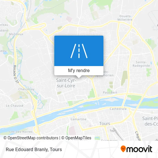 Rue Edouard Branly plan