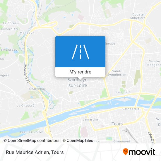 Rue Maurice Adrien plan