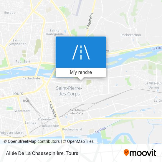 Allée De La Chassepinière plan