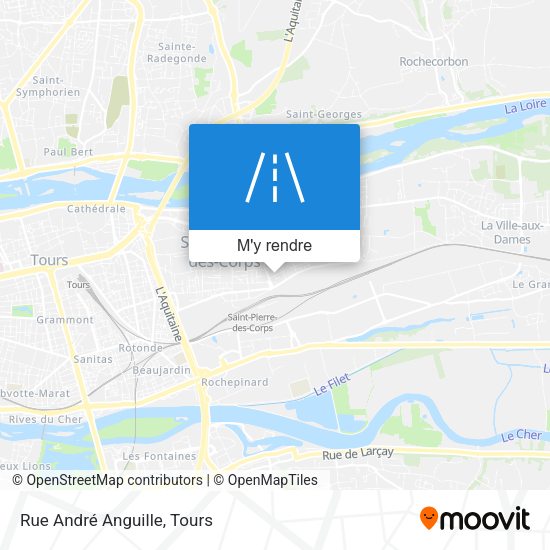 Rue André Anguille plan