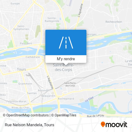 Rue Nelson Mandela plan