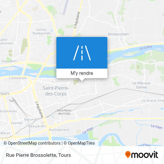 Rue Pierre Brossolette plan