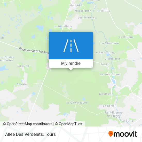 Allée Des Verdelets plan