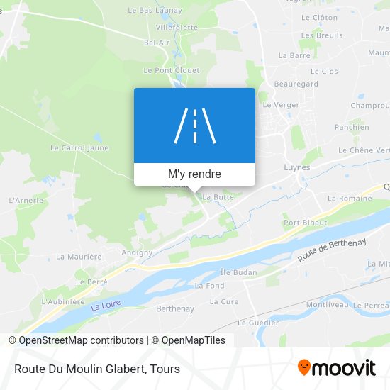 Route Du Moulin Glabert plan