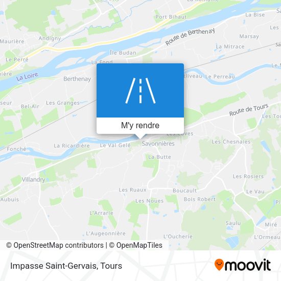 Impasse Saint-Gervais plan