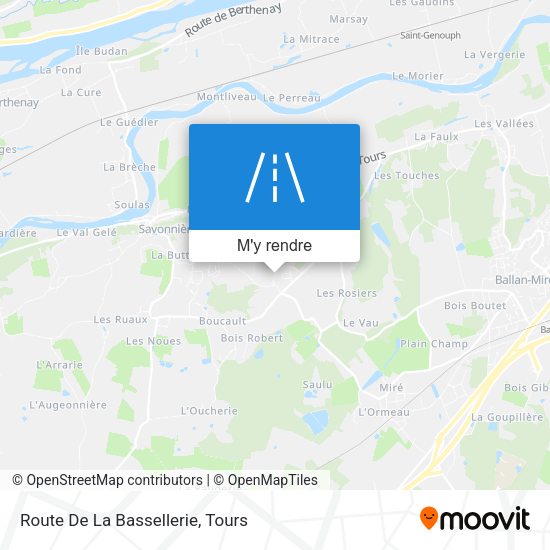 Route De La Bassellerie plan