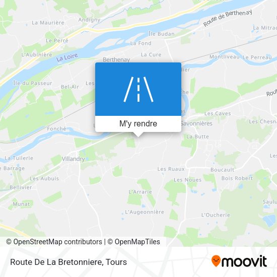 Route De La Bretonniere plan