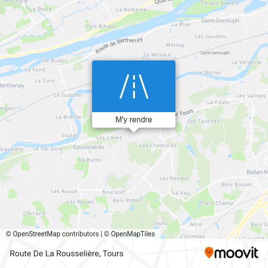 Route De La Rousselière plan