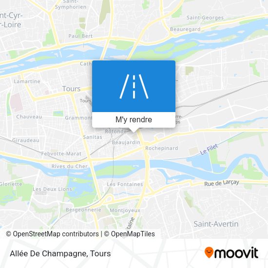 Allée De Champagne plan