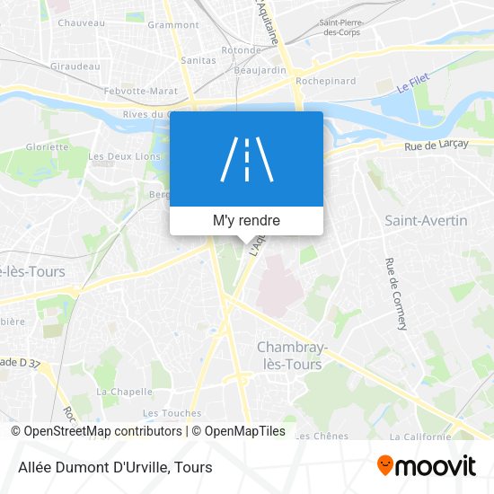 Allée Dumont D'Urville plan
