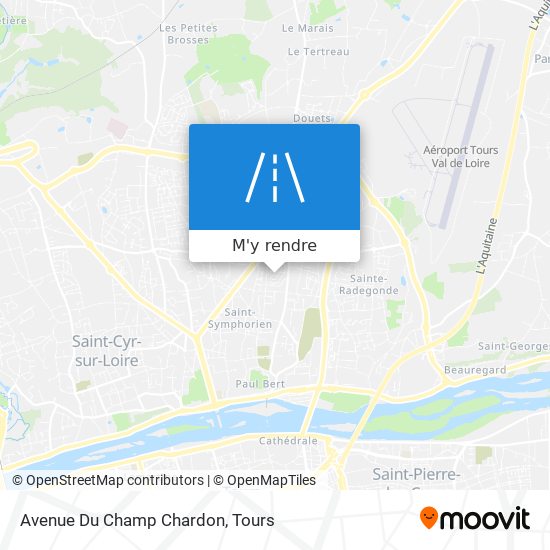 Avenue Du Champ Chardon plan