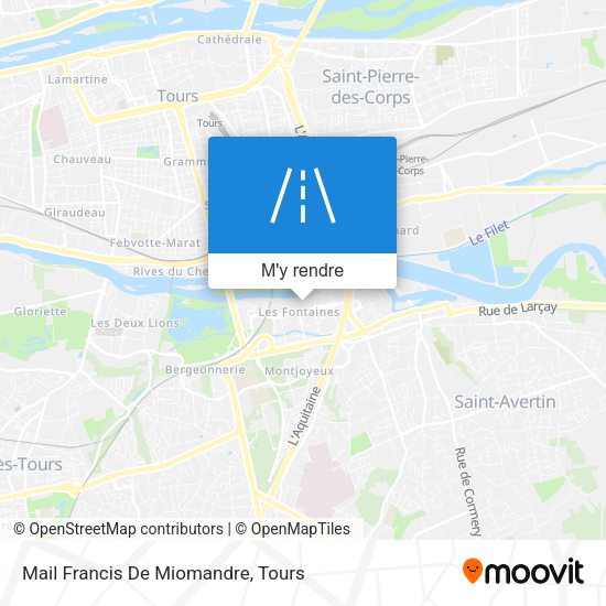 Mail Francis De Miomandre plan